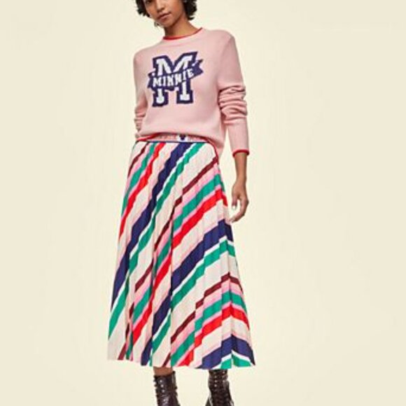 Limited Edition Disney & Macy Collaboration Minnie Majorette Pleated Mid… - Picture 2 of 10